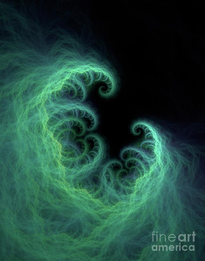 Fractal Curves Illustration Photograph by David Parker/science Photo Library