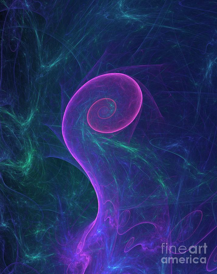 Fractal Illustration Of A Plasma Loop Photograph by David Parker/science Photo Library