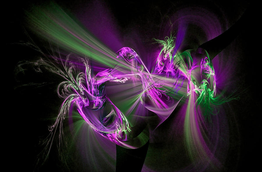Fractal Spawn Purple Digital Art by Don Northup