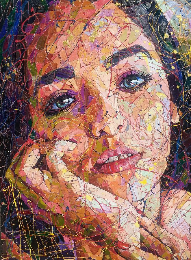 Portrait Painting - Fragile by Angie Wright