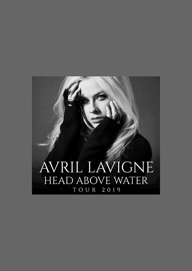 Frame Avril Lavigne Head Above Water Digital Art By Nuryadi Iwan