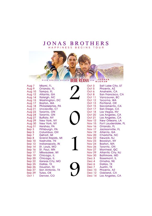 Frame Jonas Brothers Happiness Begins Tour Dates Digital 