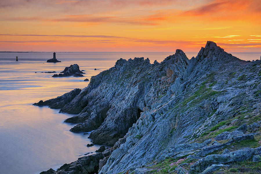 France Brittany Audierne Atlantic Ocean Finistere Pointe Du Raz And Phare De La Vieille 4467