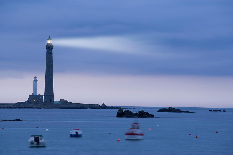 France, Brittany, Lighthouse On Vierge Photograph by Travelpix Ltd