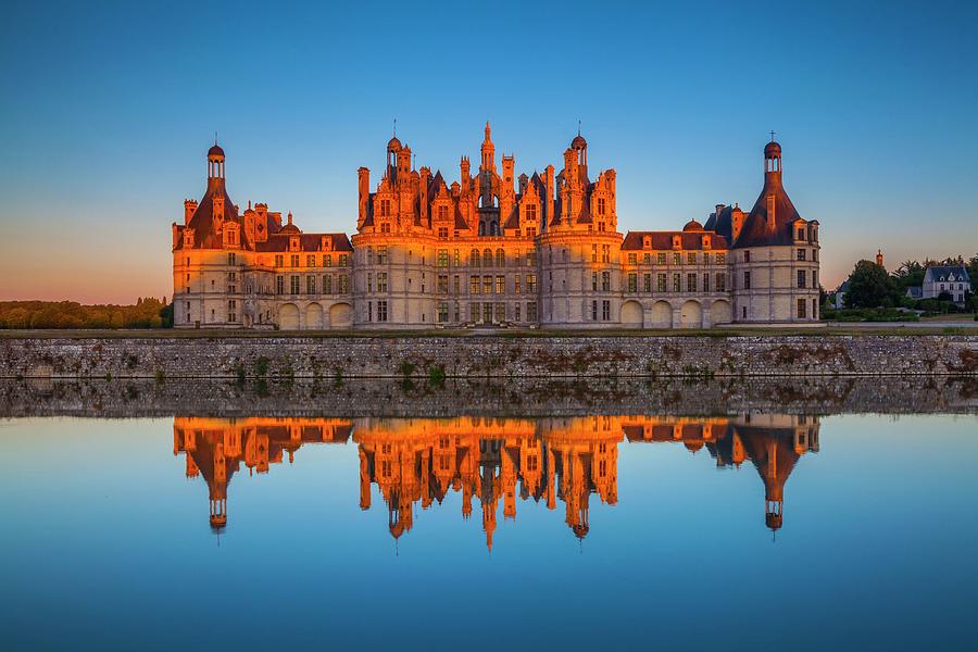 France, Centre, Loire Valley, Loir-et-cher, Chambord Castle Digital Art ...