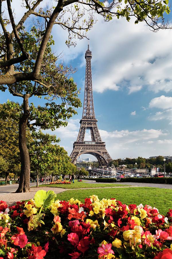 France, Ile-de-france, Paris, Tour Eiffel, Invalides, Eiffel Tower Digital Art by Massimo Ripani
