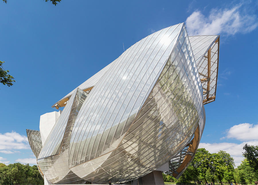 France, Paris, Boulogne, Ville De Paris, Bois De Boulogne, Louis Vuitton  Foundation Building (architect Frank Gehry) Digital Art by Massimo Borchi -  Fine Art America