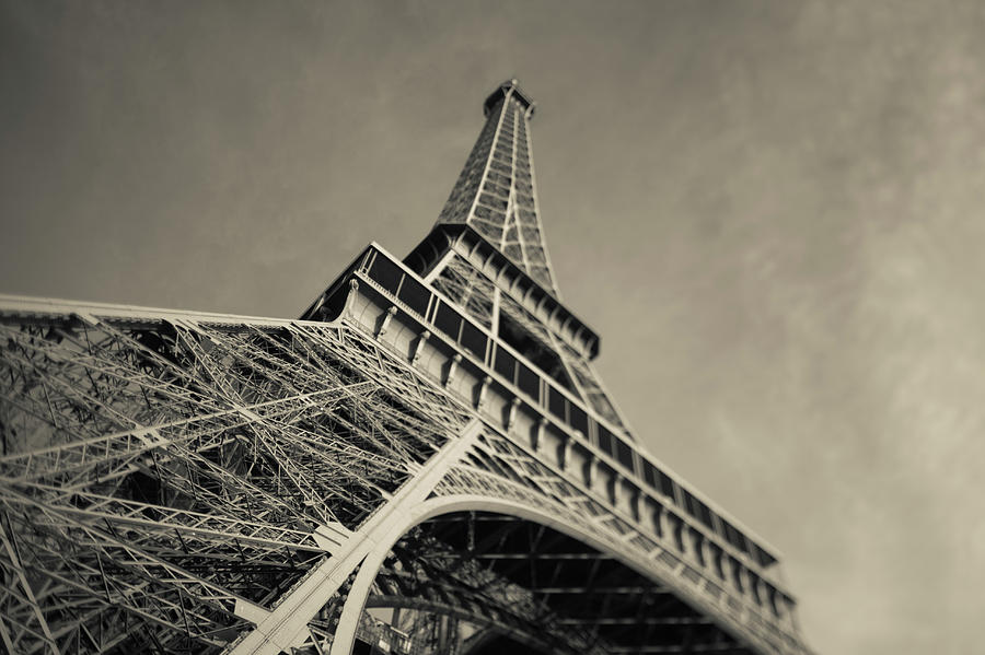 France, Paris, Eiffel Tower At Dawn Photograph by Walter Bibikow