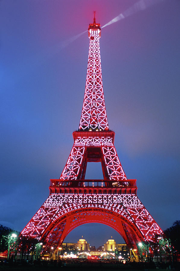 France Paris Eiffel Tower Illuminated By Tuul Bruno Morandi
