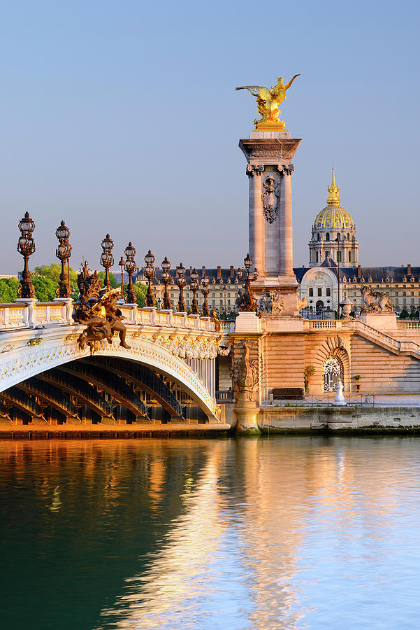 France, Paris, Tour Eiffel, Invalides, Alexander IIi Bridge, Pont ...