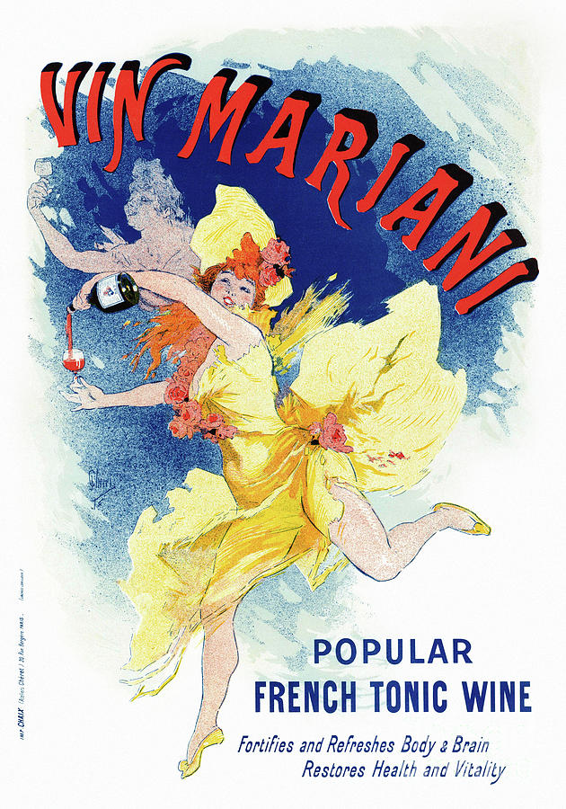 France Vintage Advertising Poster Restored 01 Drawing