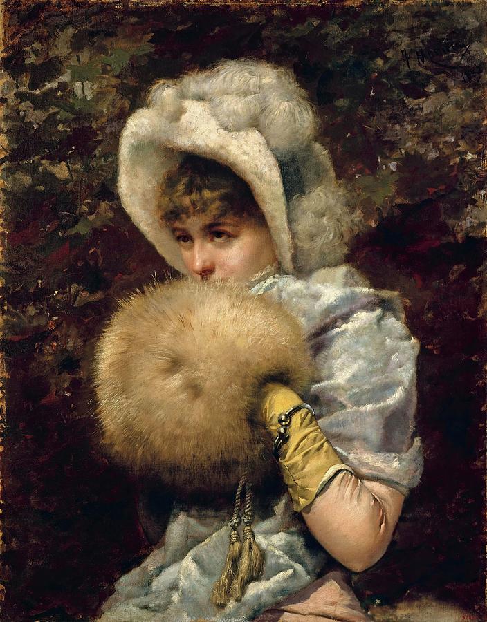 FRANCESC MASRIERA Winter 1882. Date/Period 1882. Painting. Oil on canvas. Painting by Francesc Masriera y Manovens -1842-1902-