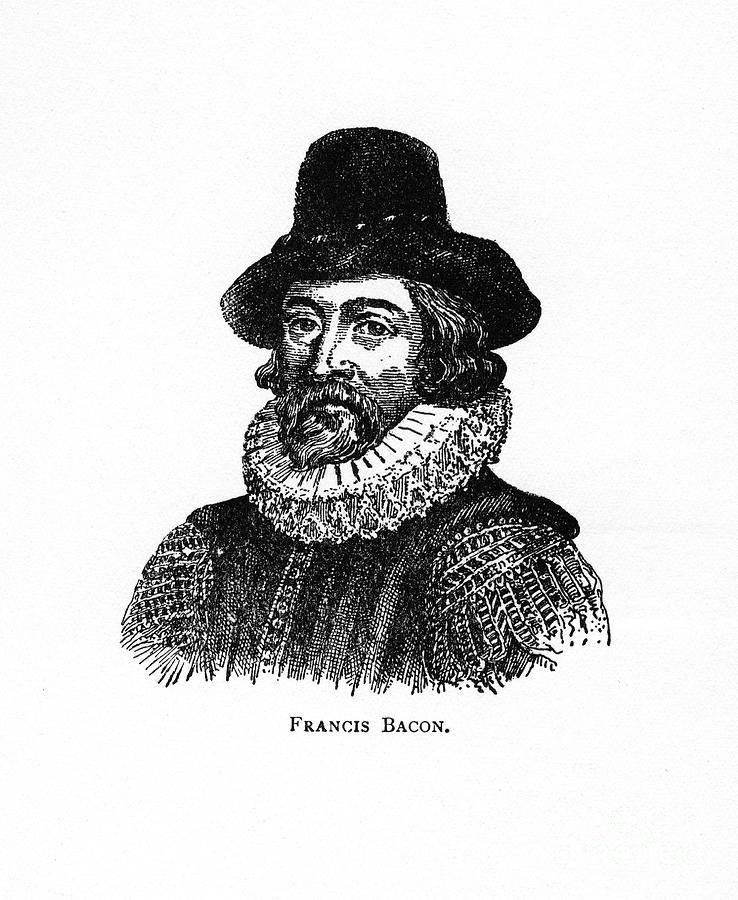 Francis Bacon, 1st Viscount St Albans Drawing by Print Collector