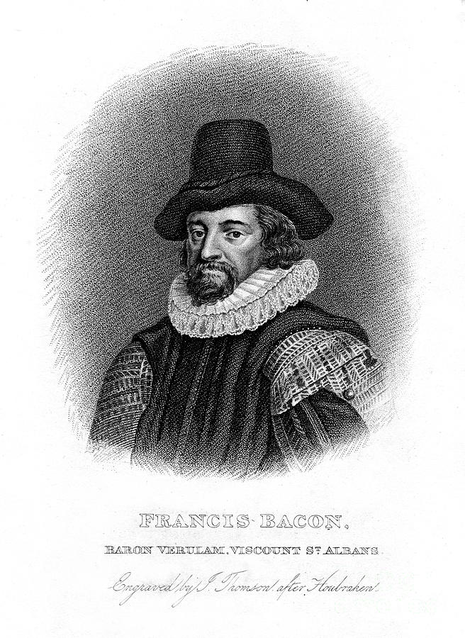 Francis Bacon, English Philosopher Drawing by Print Collector