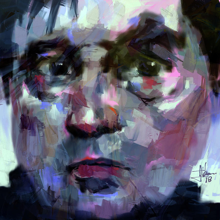 Francis Bacon Digital Art by Jim Vance