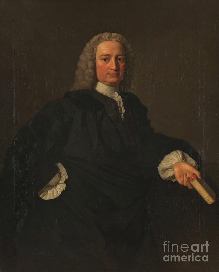 Francis Hutcheson, C.1740-45 Painting by Allan Ramsay