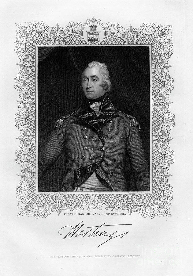 Francis Rawdon-hastings 1754-1826, 1st Drawing by Print Collector