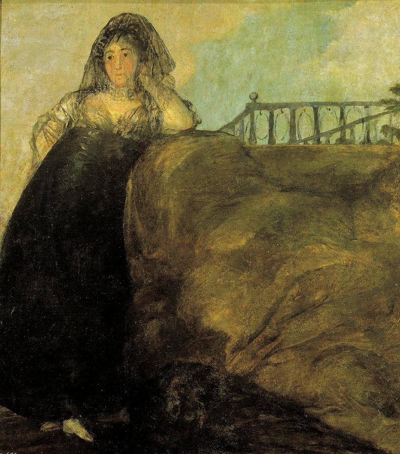 Francisco de Goya y Lucientes / Leocadia Zorilla, 1820-1823, Spanish School. ZORRILLA LEOCADIA. Painting by Francisco de Goya -1746-1828-