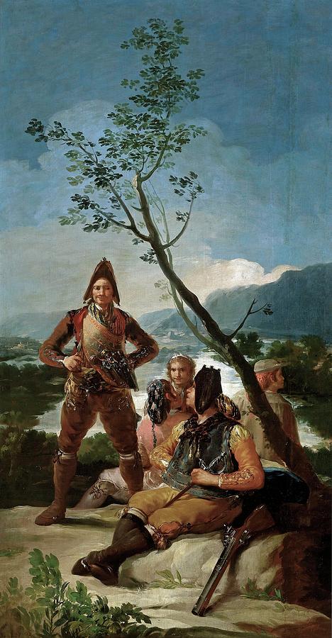 Francisco de Goya y Lucientes / The Tobacco Guards, 1777-1780, Spanish School. Painting by Francisco de Goya -1746-1828-