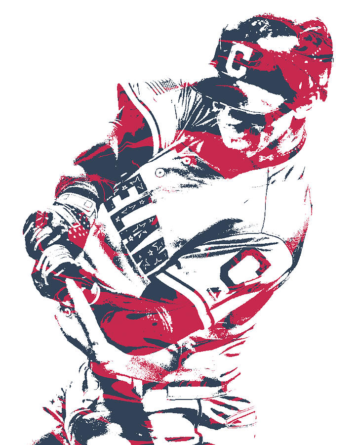 Indians Mixed Media - Francisco Lindor CLEVELAND INDIANS PIXEL ART 10 by Joe Hamilton Indians Mixed Media - Francisco Lindor CLEVELAND INDIANS PIXEL ART 10 by Joe Hamilton