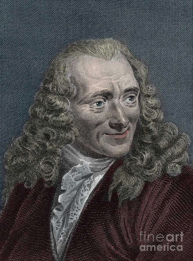 FrancoisMarie Arouet or Voltaire Drawing by French School