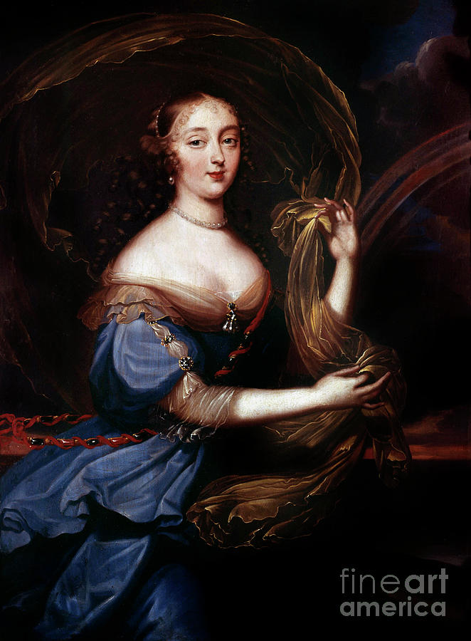 Francoise De Rochechouart De Mortemart Painting by Louis Ferdinand Elle