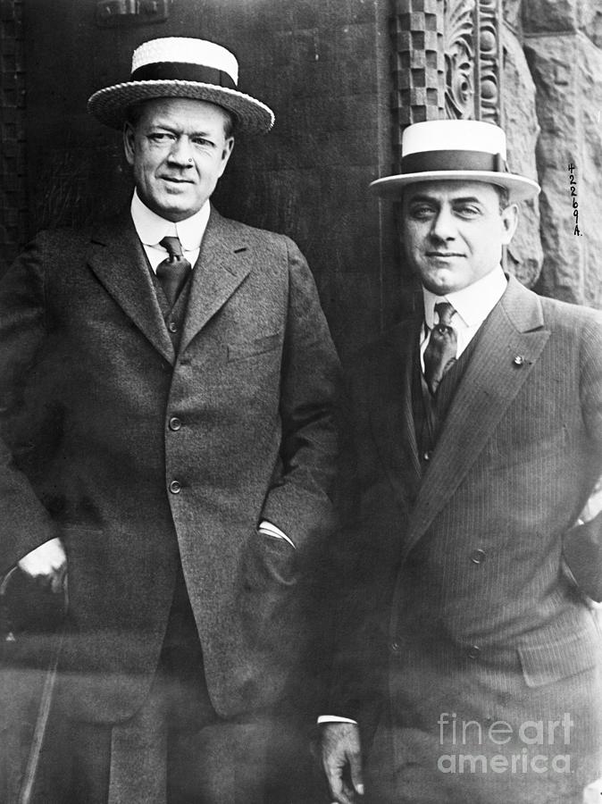 Frank Hitchcock With William Haywood Photograph by Bettmann