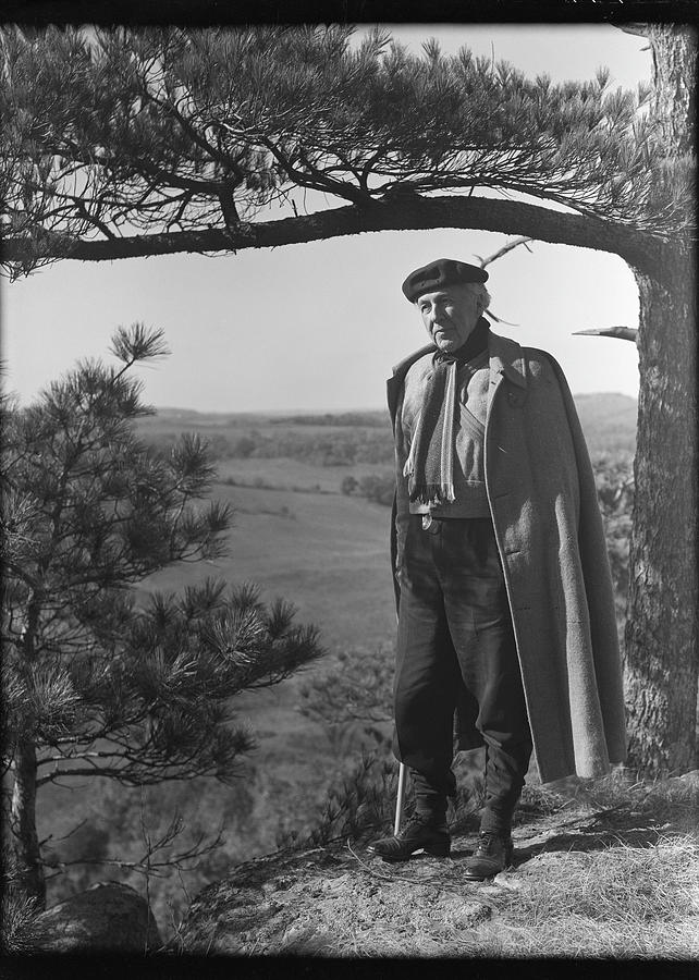Frank Lloyd Wright At Taliesin East Photograph by Chicago History Museum