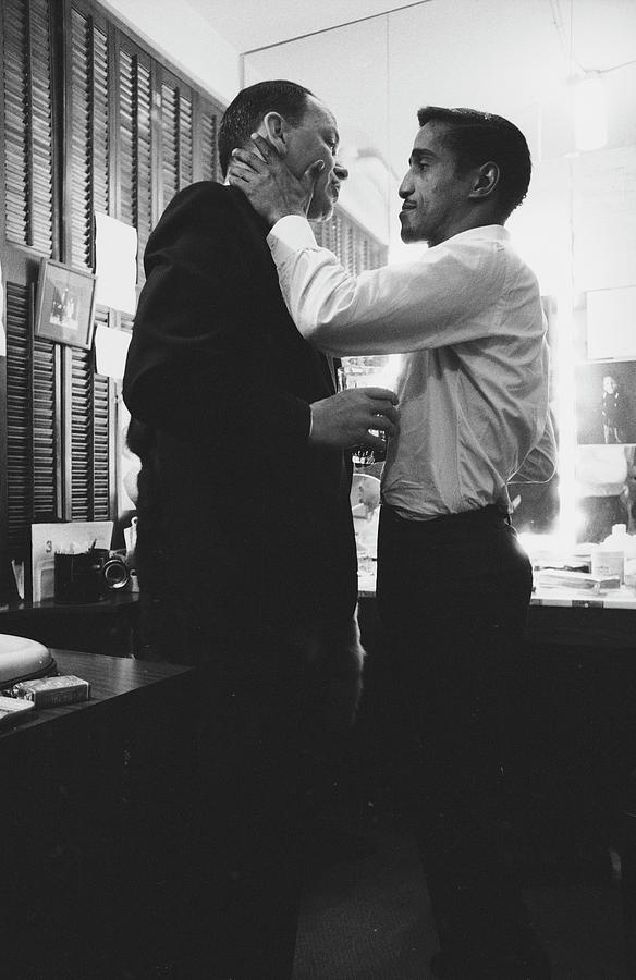 Frank Sinatra Photograph - Frank & Sammy by John Dominis