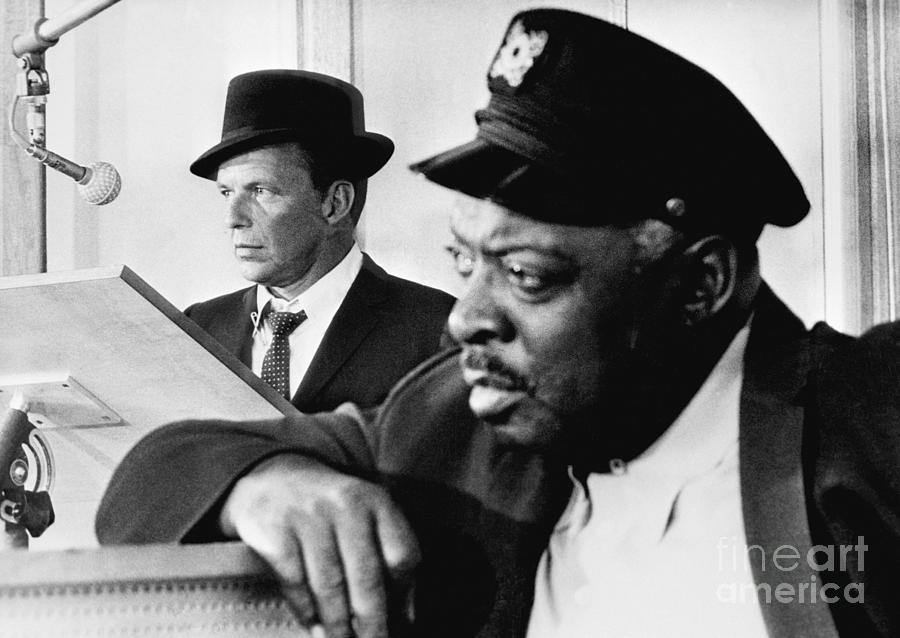 Frank Sinatra And Count Basie Photograph by Bettmann
