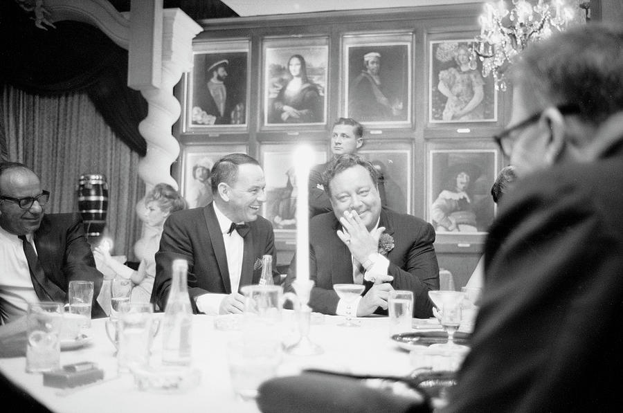 Frank Sinatra and Jackie Gleason Photograph by John Dominis