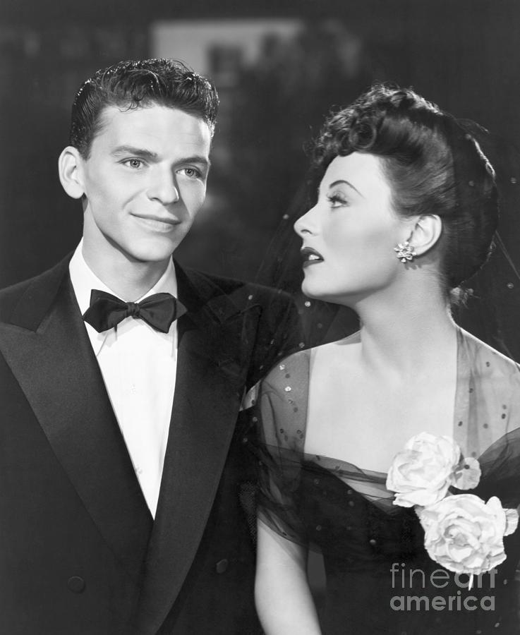 Frank Sinatra And Michele Morgan Photograph by Bettmann