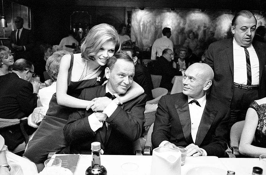 Frank Sinatra and Yul Brynner Photograph by John Dominis