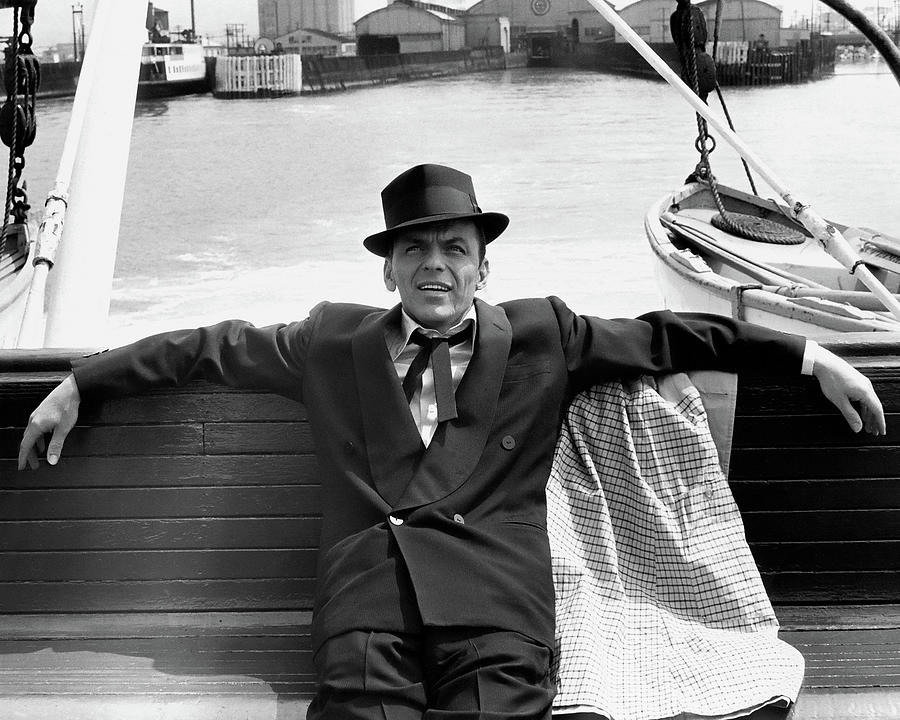 1957 Photograph - Frank Sinatra In Portland by Lonnie Wilson