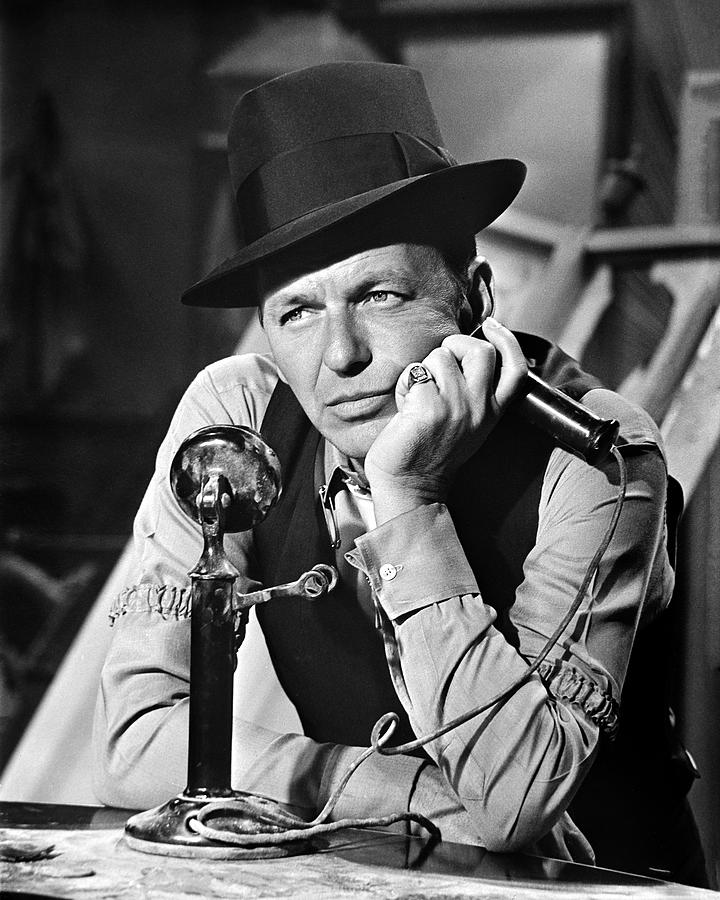Frank Sinatra Photograph - Frank Sinatra On The Phone by Globe Photos
