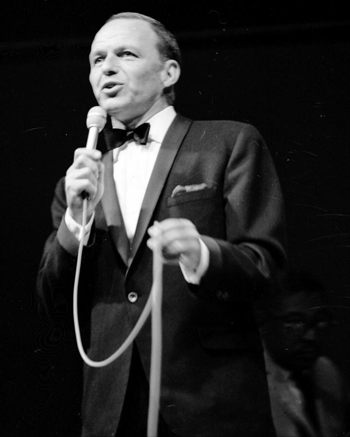 Frank Sinatra Performs At Newport Jazz Photograph by New York Daily News Archive