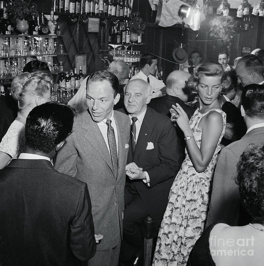 Frank Sinatra Socializing Photograph by Bettmann