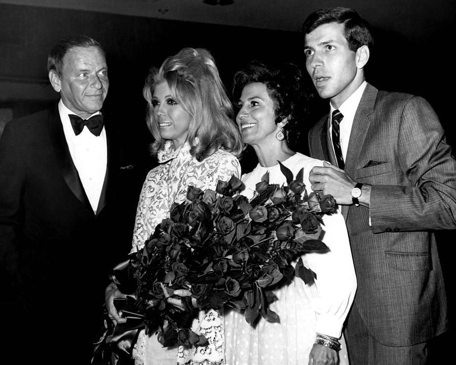 Frank Sinatra With His Family At Party Photograph by Globe Photos ...