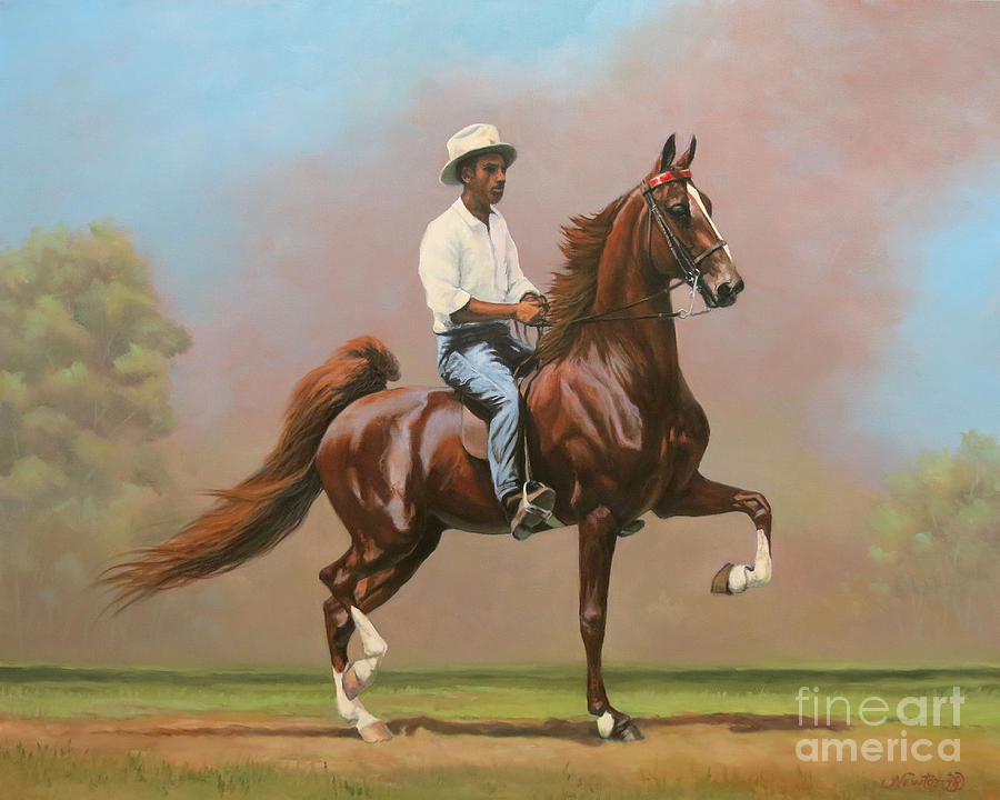 Frank Thomas and Maple Hills Genius Painting by Jeanne Newton Schoborg