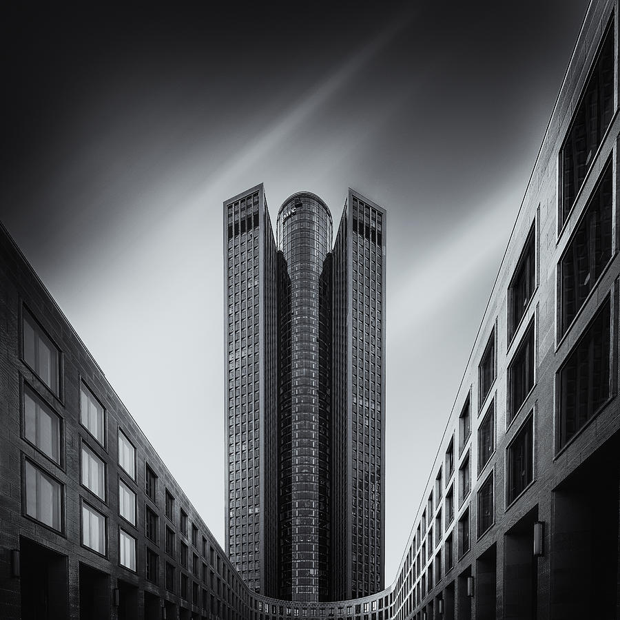 Frankfurt Tower Photograph by Marc Van Oostrum
