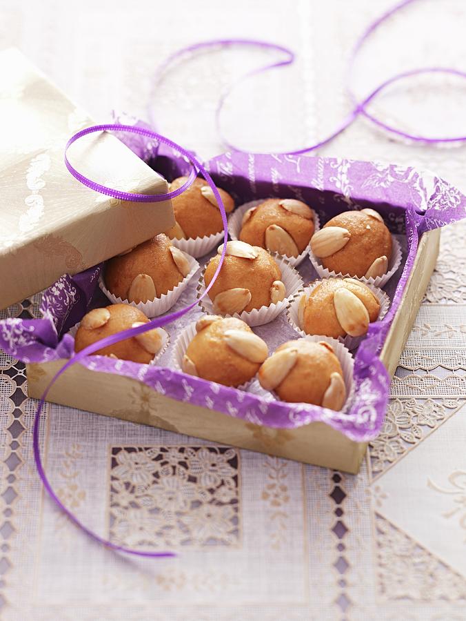 Frankfurter Bethmännchen marzipan Cookies With Almonds Photograph by ...
