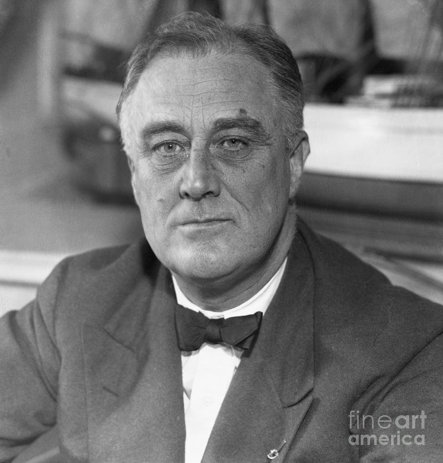 Franklin D. Roosevelt Photograph by Bettmann