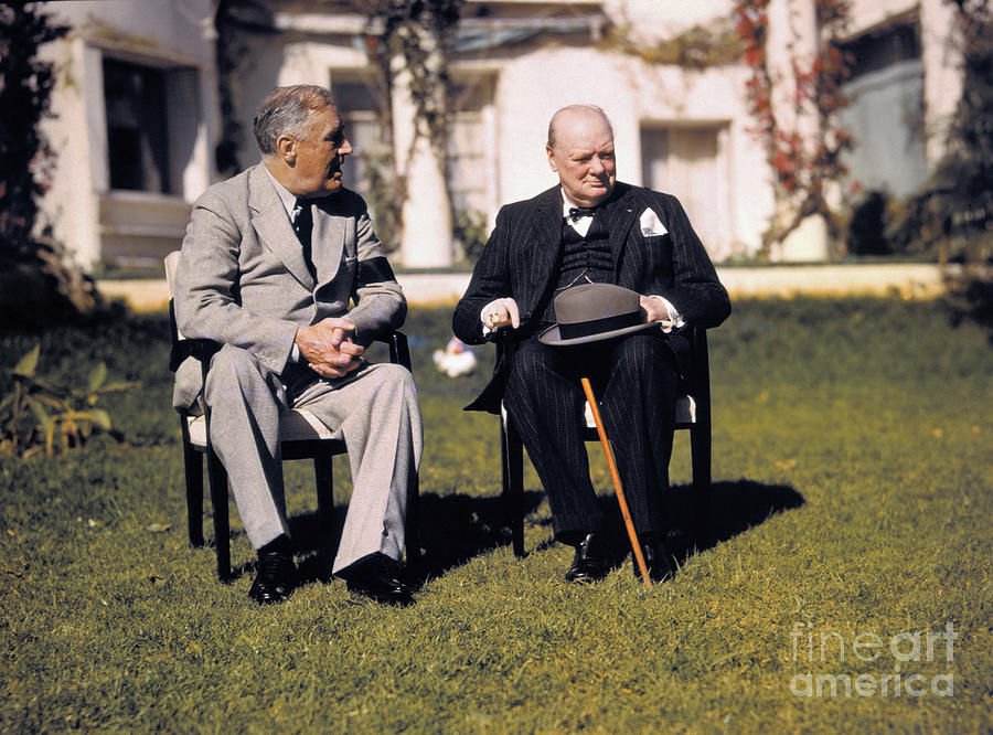 Franklin D. Roosevelt Chatting Photograph by Bettmann Franklin D. Roosevelt Chatting Photograph by Bettmann