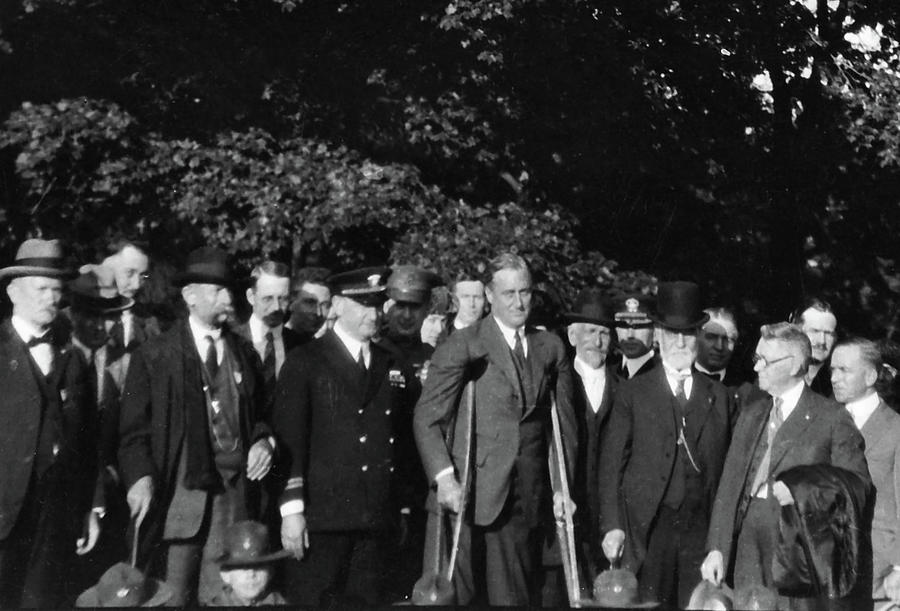 Franklin D. Roosevelt On Crutches, 1924 Photograph by Science Source