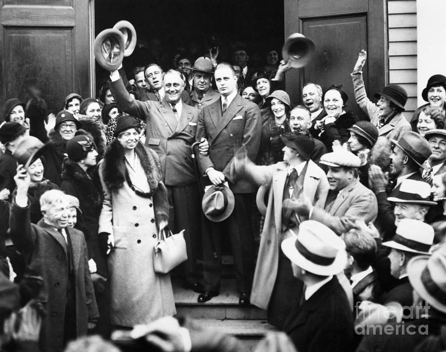 Franklin D. Roosevelt Wins The 1932 Photograph by Bettmann