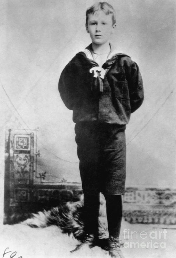 Franklin Delano Roosevelt As A Boy Photograph by Bettmann