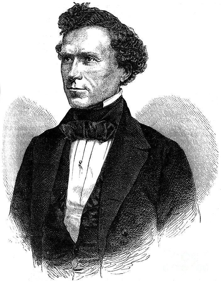 Franklin Pierce, 14th President Drawing by Print Collector