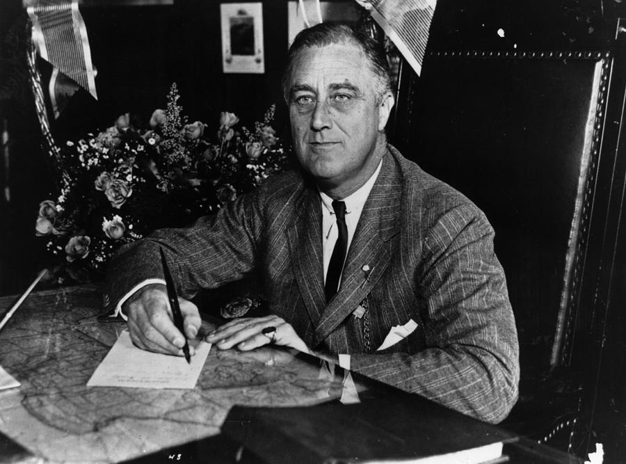 Franklin Roosevelt Photograph by Keystone Features