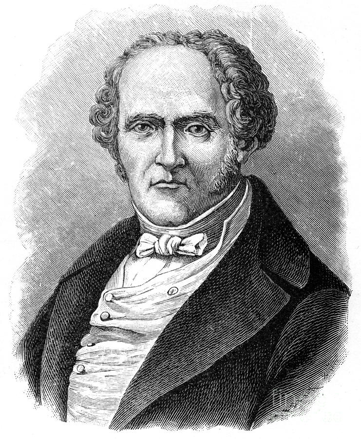 François Marie Charles Fourier, French Drawing by Print Collector