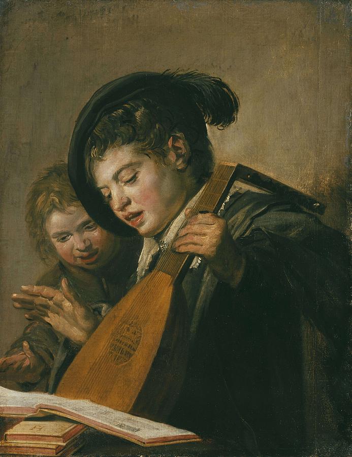 Frans Hals, Young Musician Painting